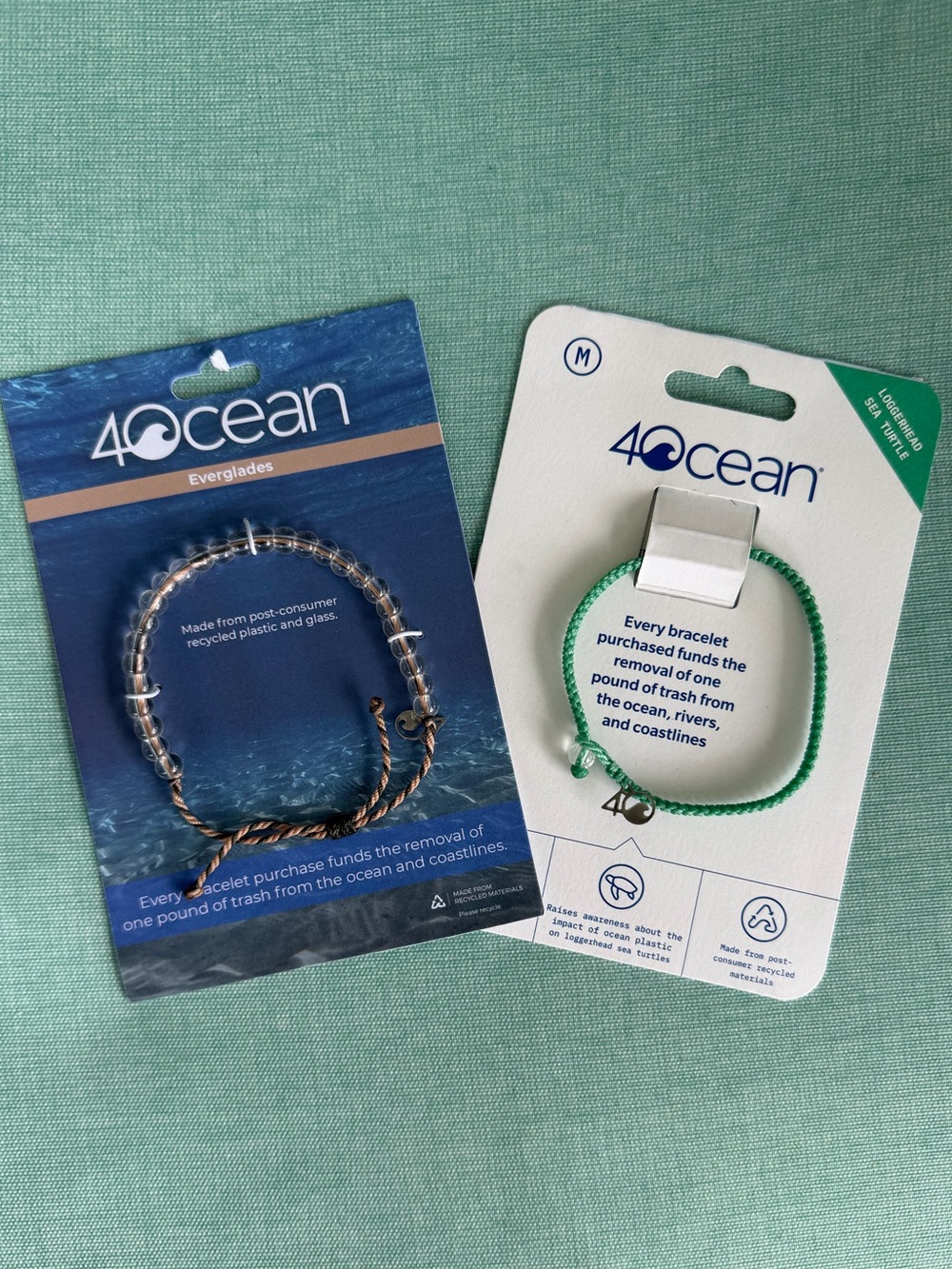 NEW 4 Ocean Bracelets! Everglades & Loggerhead Sea Turtle! Lot of 2!!